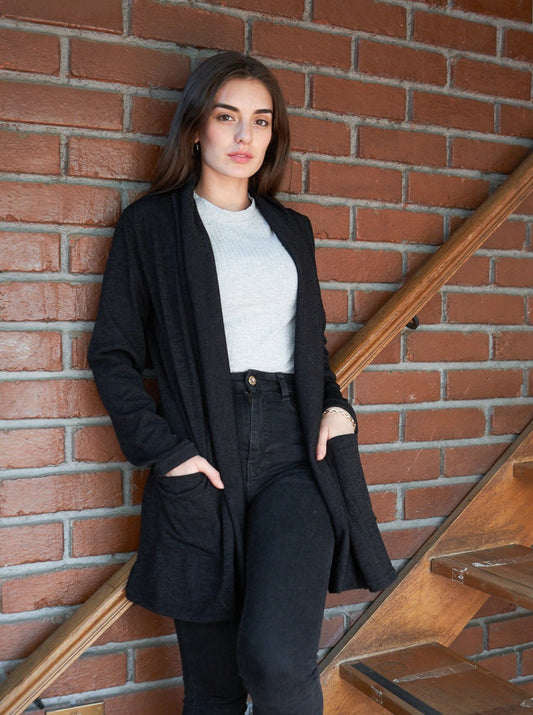 Cardigan Negro
